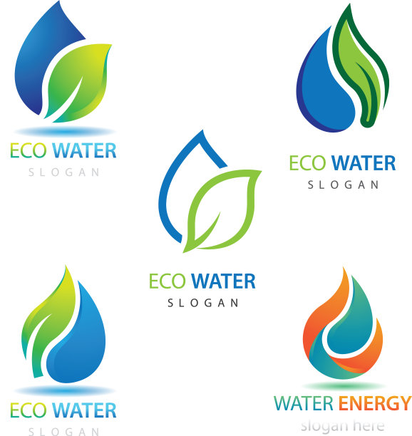 生态水标志形象图片下载