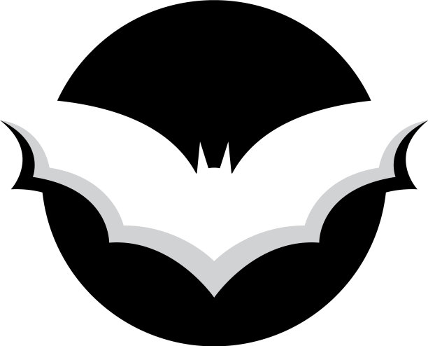 蝙蝠图案Logo设计图片下载