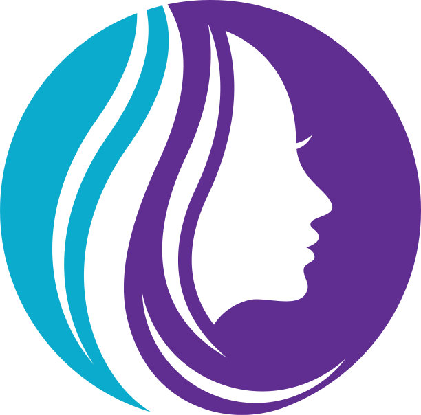 美容美发和沙龙的标志图片下载