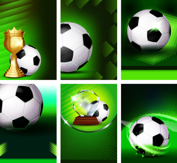 足球运动事件传单宣传海报集合向量图片下载