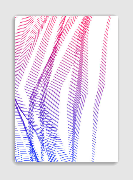 抽象线条艺术矢量简约当代宣传册设计，封面模板，几何半色调渐变。用于横幅，标语牌，海报，传单。美观别致，花纹纹理。图片下载