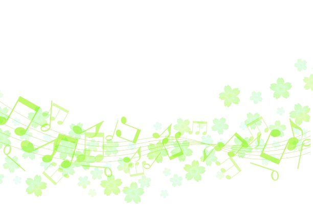 绿色乐谱架图片下载