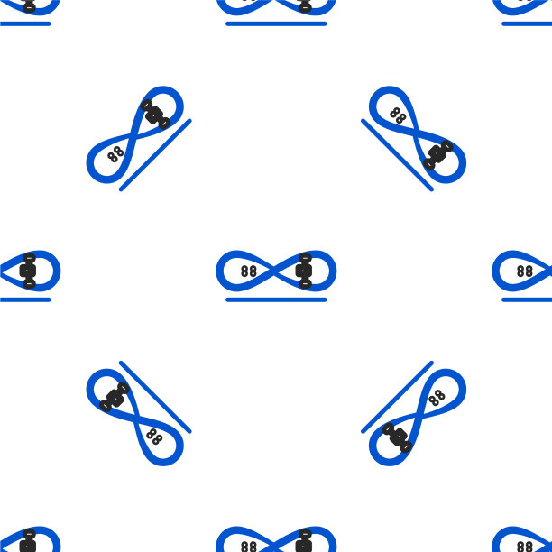 线滑板把戏图标孤立无缝图片下载