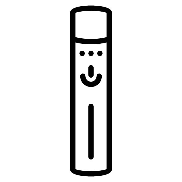 无焰可充电电子打火机概念矢量图标设计图片下载