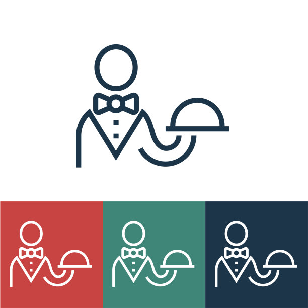 和服务生一起排队图片下载