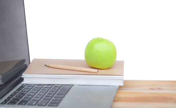 笔记本电脑在线教育。图片下载