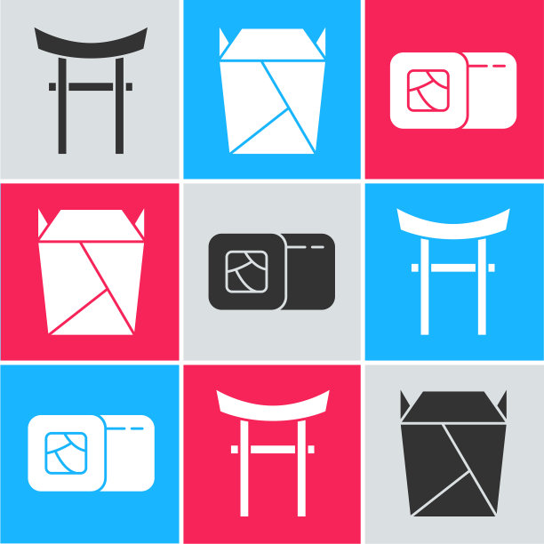 设日本门餐厅开了外卖盒图片下载