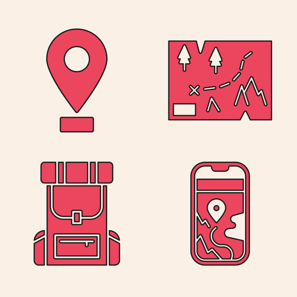 设置城市地图导航位置折叠地图图片下载