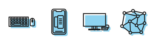 设定线智能电视键盘和鼠标智能手机图片下载