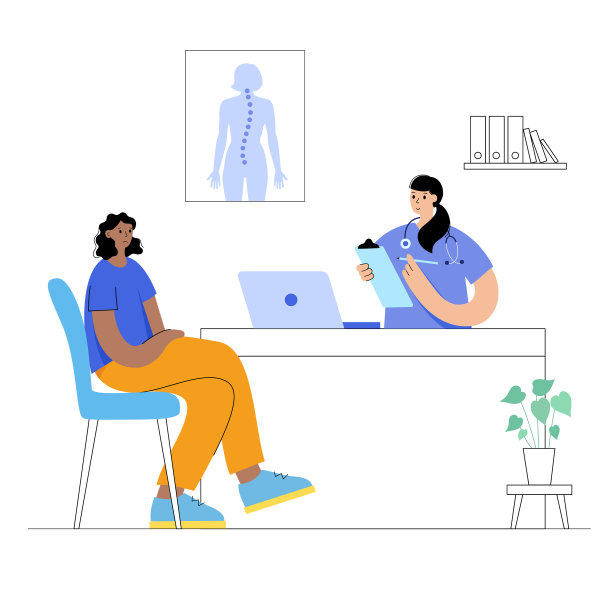 脊柱标志模板图片下载