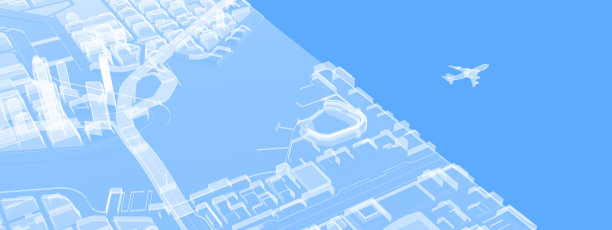 x射线城市基础设施俯瞰图片下载