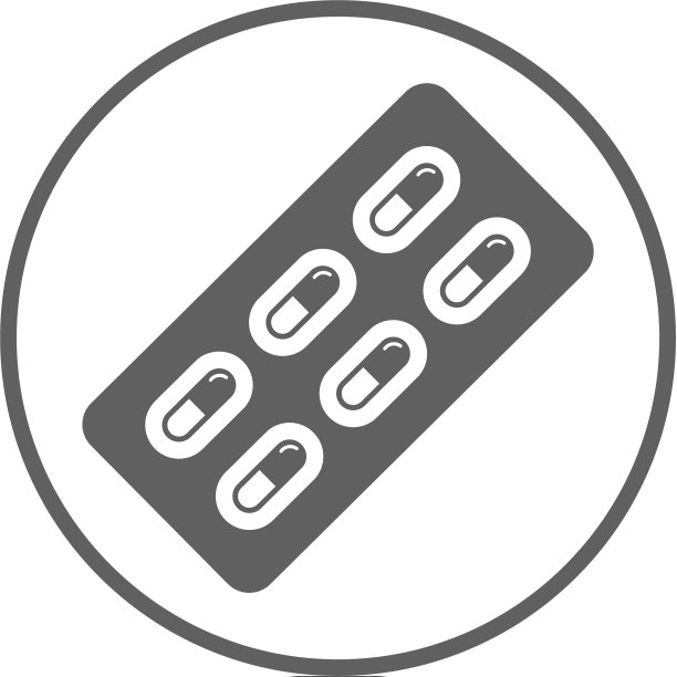 灰色药丸片剂图标图片下载