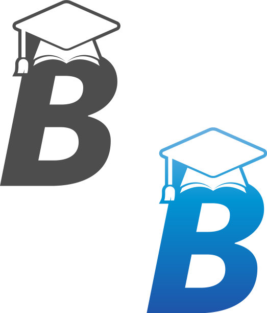 字母b毕业帽概念设计图片下载