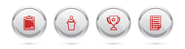 设置线剪贴板与文件扬声器奖杯图片下载