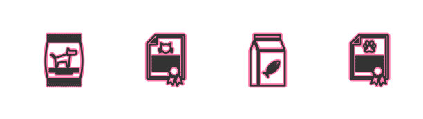 设袋粮为猫粮证和狗粮线图片下载