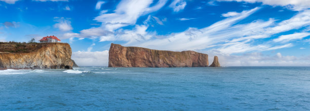 大西洋东海岸落基海岸的全景图片下载