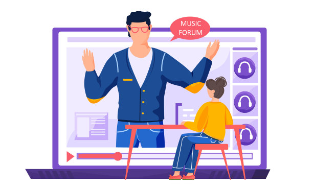 音乐博主在网上广受欢迎图片下载