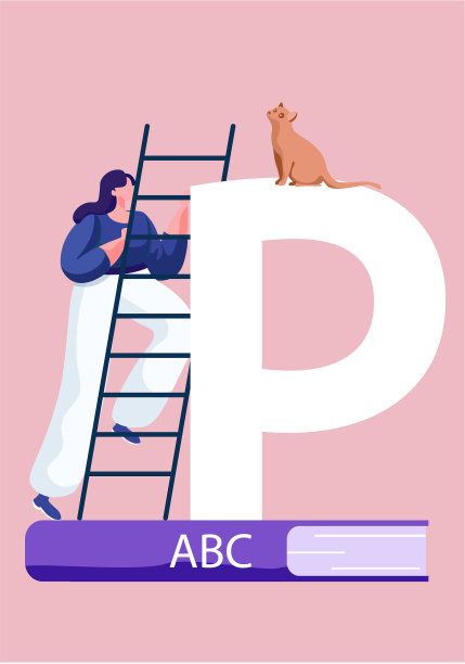 一个女孩爬楼梯的猫坐在一个图片下载