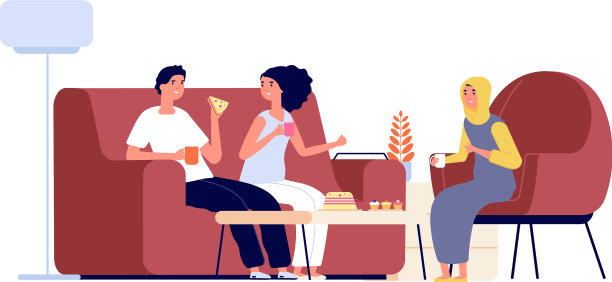 国际友谊穆斯林妇女和图片下载