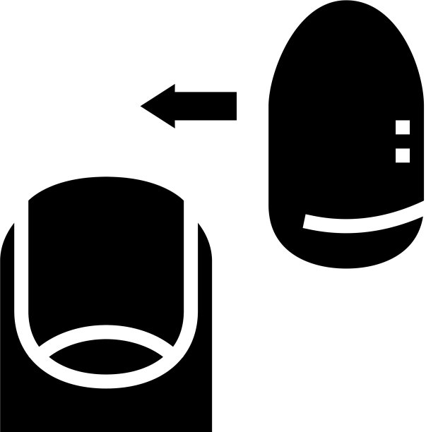 丙烯酸指甲字形图标图片下载