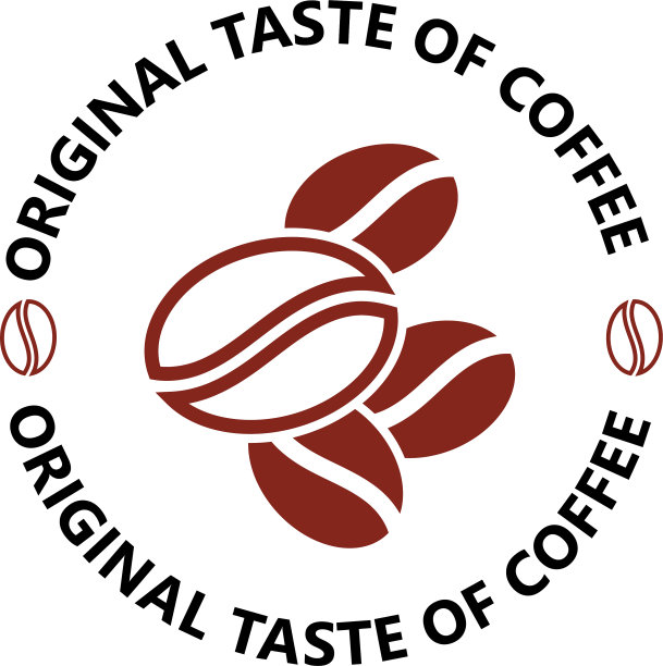 咖啡豆标志模板图标图片下载