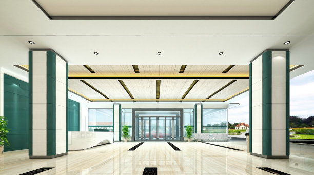 医院内部的3d渲染图片下载