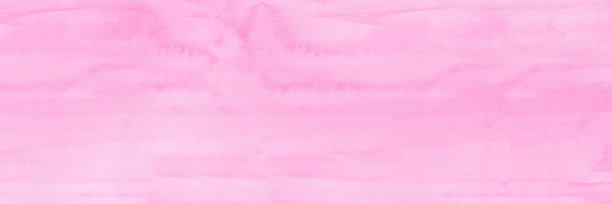 粉色水彩背景，水彩画软纹理在湿白纸背景，抽象粉色水彩插图横幅，墙纸图片下载