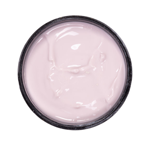 乳脂粉色乳液孤立在白色背景图片下载