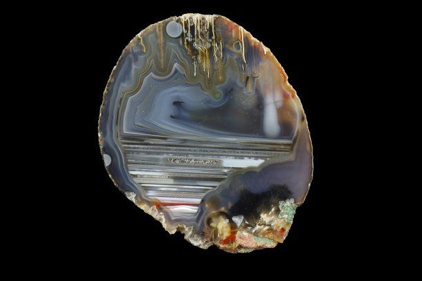 玛瑙的横截面。图片下载