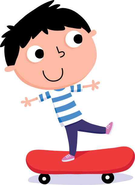 滑板爱好者。图片下载