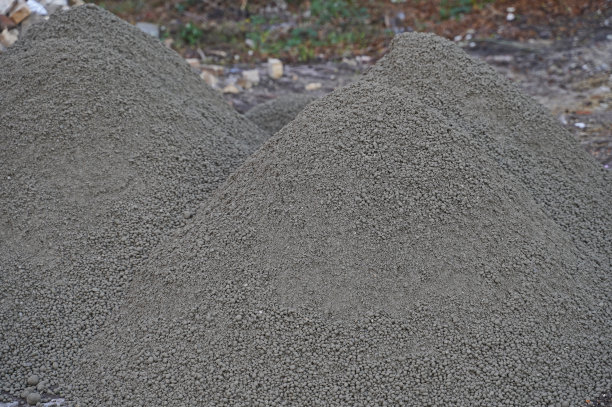 建筑工地上的混凝土图片下载