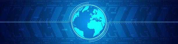 摘要全球技术，数字箭头运动背景图片下载