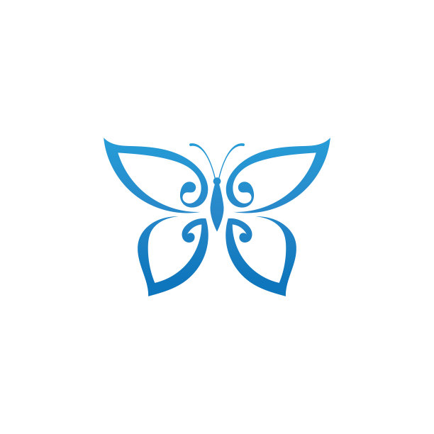 美丽蝴蝶图标设计图片下载