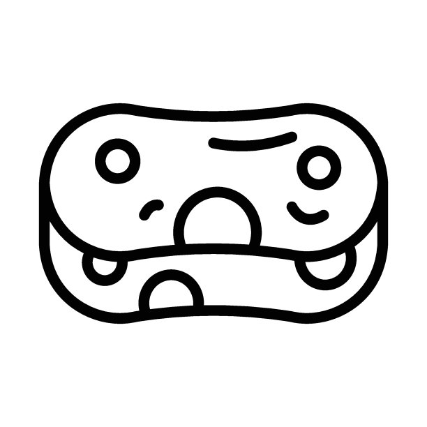 人造纤维海绵设计，海绵工具清洁矢量图标概念图片下载