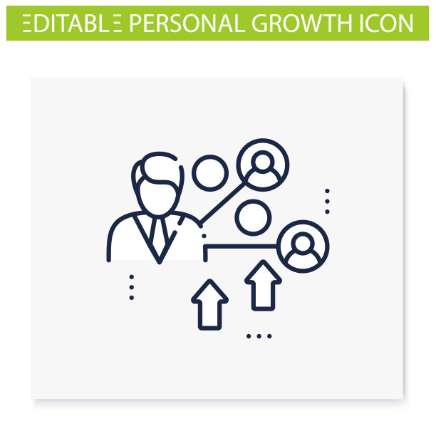 改善社会关系线图标图片下载