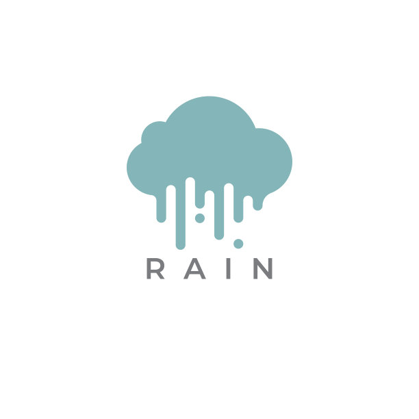 Rain标志设计模板图片下载