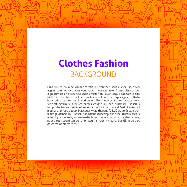 服装时尚纸模板图片下载