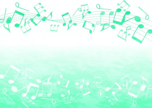 绿色乐谱架图片下载