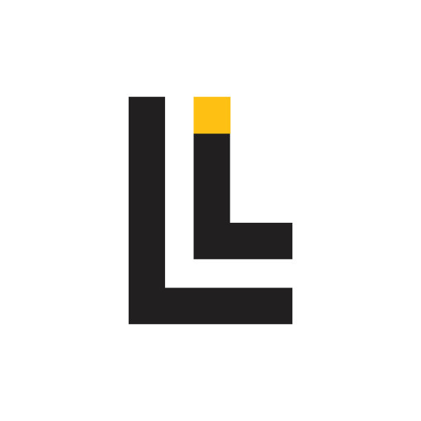 字母L简约线条品牌标志图片下载