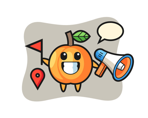 人物卡通杏作为导游图片下载