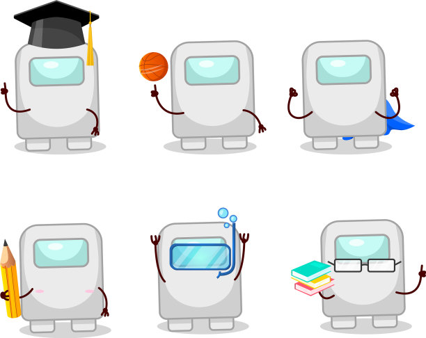 我们中间的学生是白人卡通图片下载