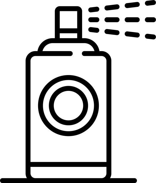 气体喷雾图标轮廓风格图片下载