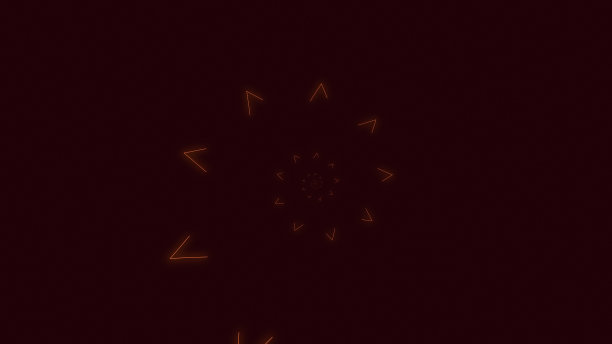 摘要数字霓虹多边形隧道背景图片下载