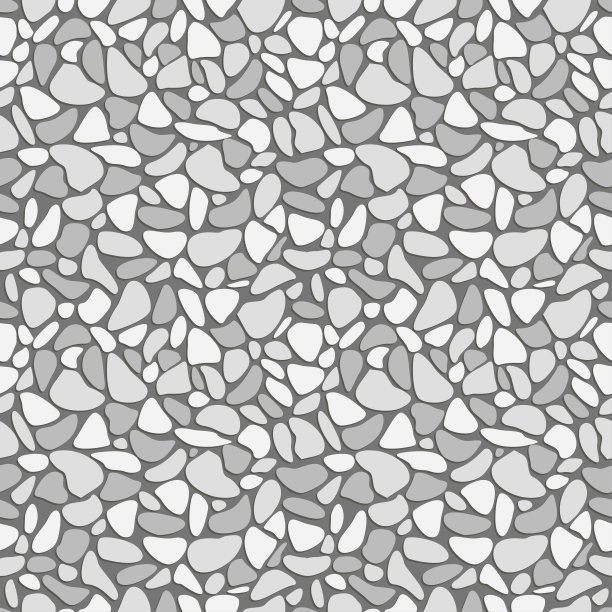 无缝背景的大型天然石材。卡通平的风格。图片下载