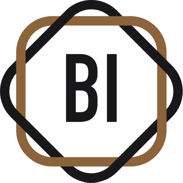 首字母bi典雅标志设计模板图片下载