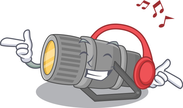 欣赏音乐水下手电筒卡通图片下载