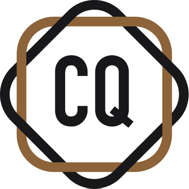 首字母cq优雅标志设计模板图片下载