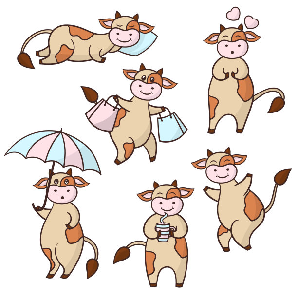 搭配搞笑奶牛图片下载