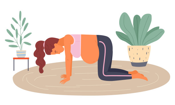 分娩姿势适用于分娩分娩怀孕图片下载