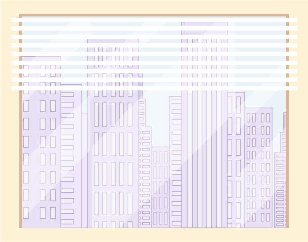 办公室或家庭的窗户与百叶窗图片下载